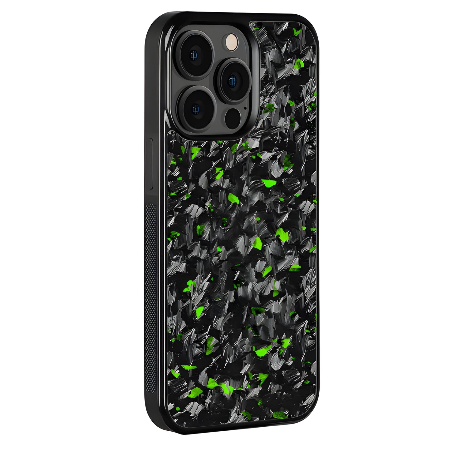 iphone case green Flake Real Forged Carbon Fiber – Premium Slim Fit Protection