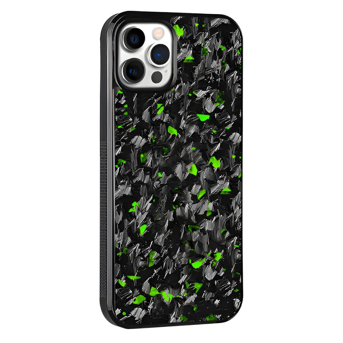 iphone case green Flake Real Forged Carbon Fiber – Premium Slim Fit Protection