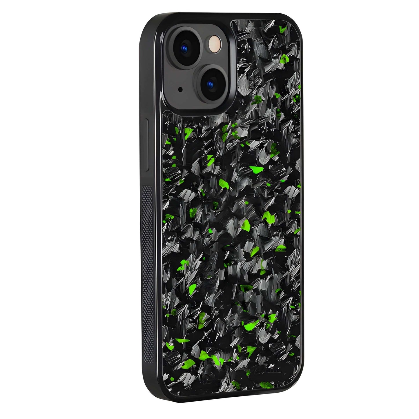 iphone case green Flake Real Forged Carbon Fiber – Premium Slim Fit Protection
