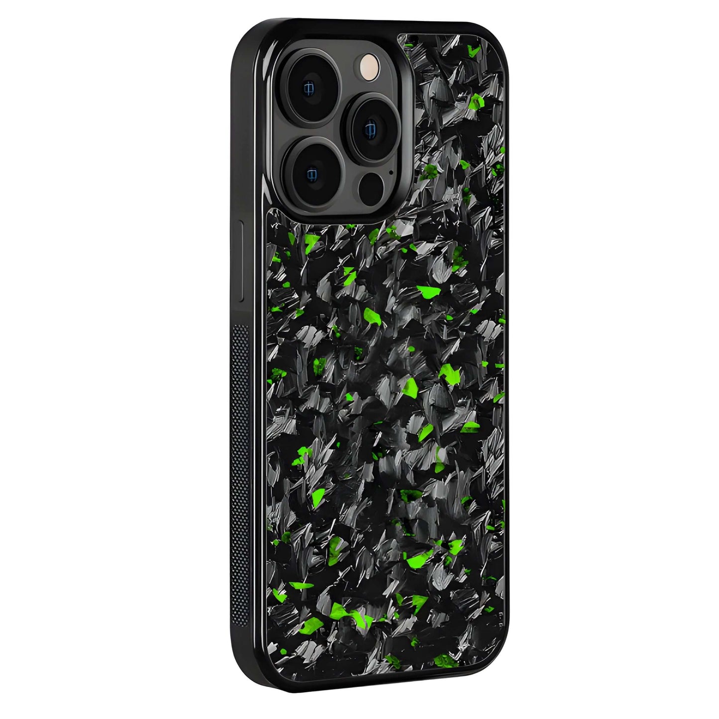 iphone case green Flake Real Forged Carbon Fiber – Premium Slim Fit Protection