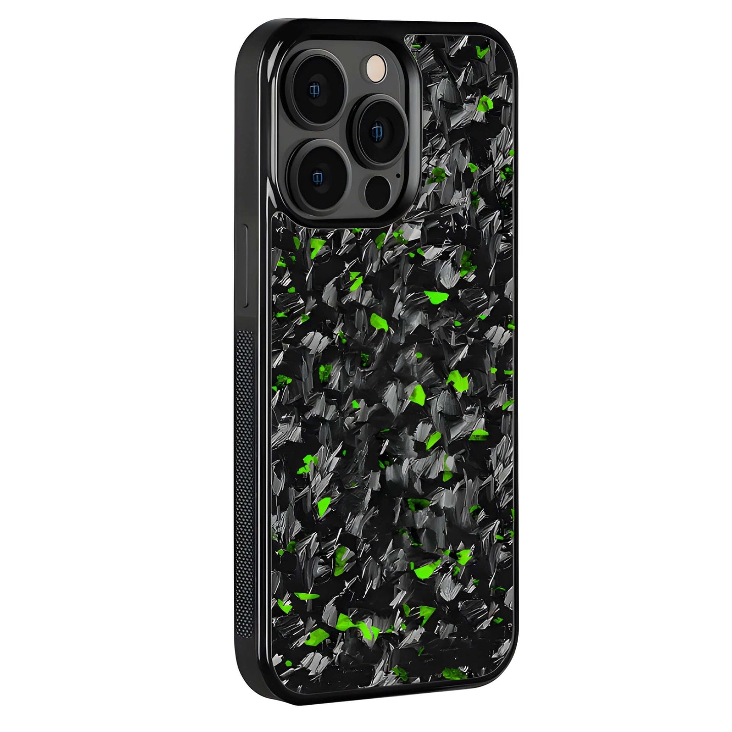 iphone case green Flake Real Forged Carbon Fiber – Premium Slim Fit Protection