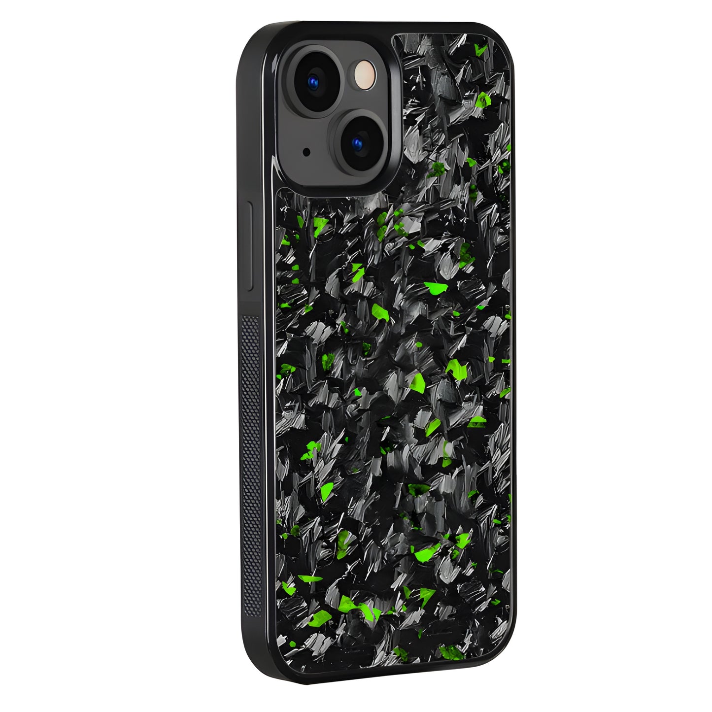 iphone case green Flake Real Forged Carbon Fiber – Premium Slim Fit Protection