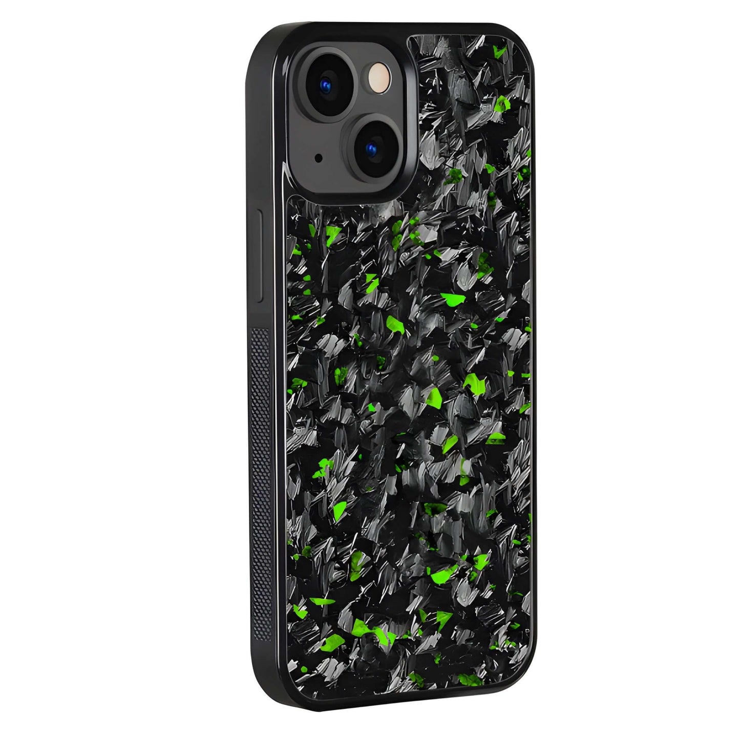 iphone case green Flake Real Forged Carbon Fiber – Premium Slim Fit Protection