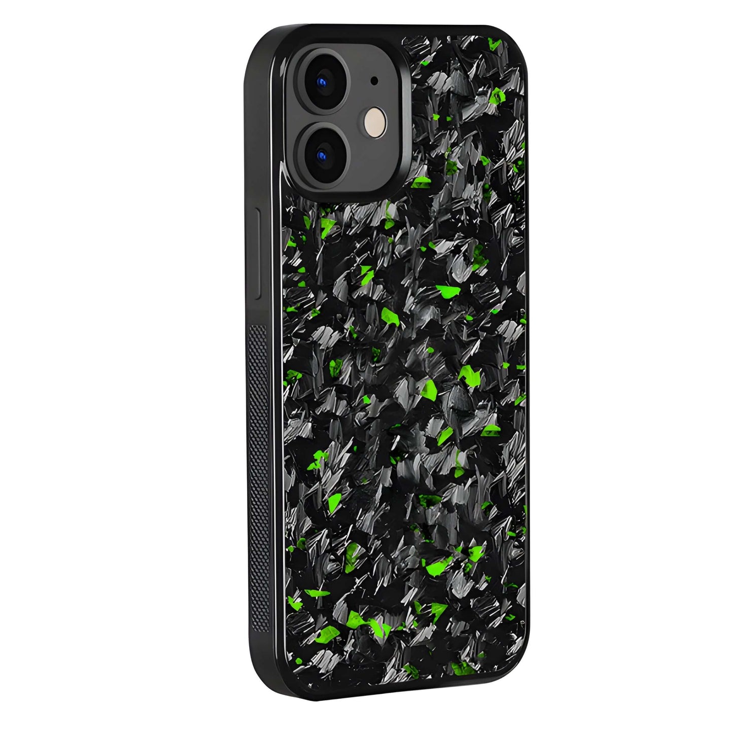 iphone case green Flake Real Forged Carbon Fiber – Premium Slim Fit Protection