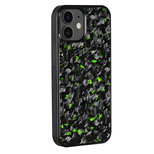 iphone case green Flake Real Forged Carbon Fiber – Premium Slim Fit Protection